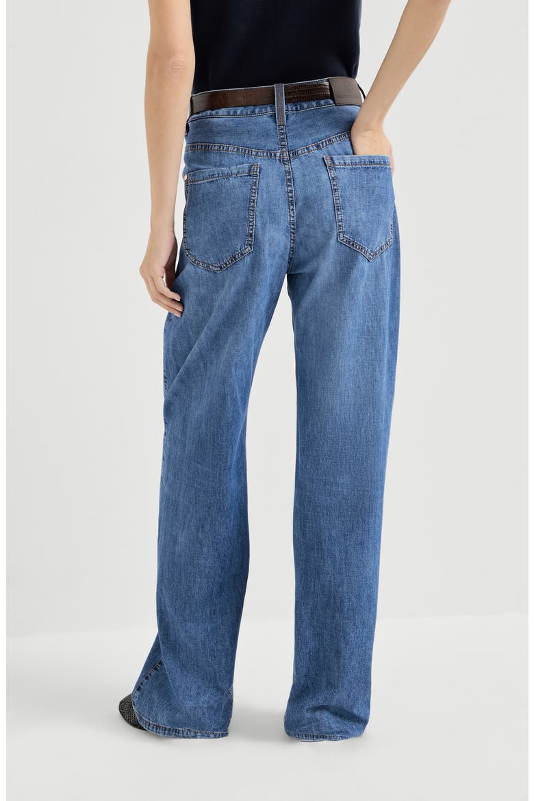 Contemporary Loose trousers, Alternate, color, Denim
