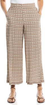 MAX STUDIO Wide Leg Pull-On Crop Pants