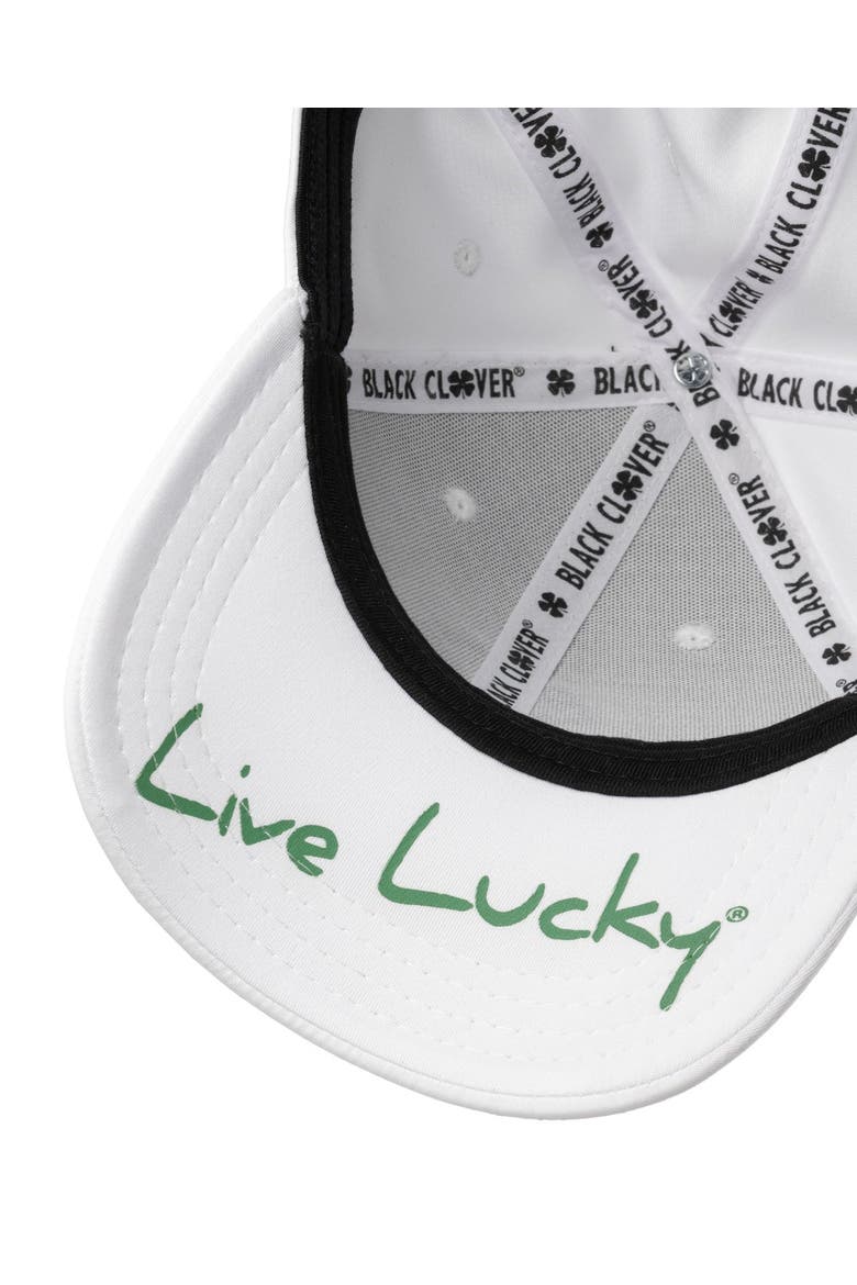 Premium Clover 16 Hat, Alternate, color, White