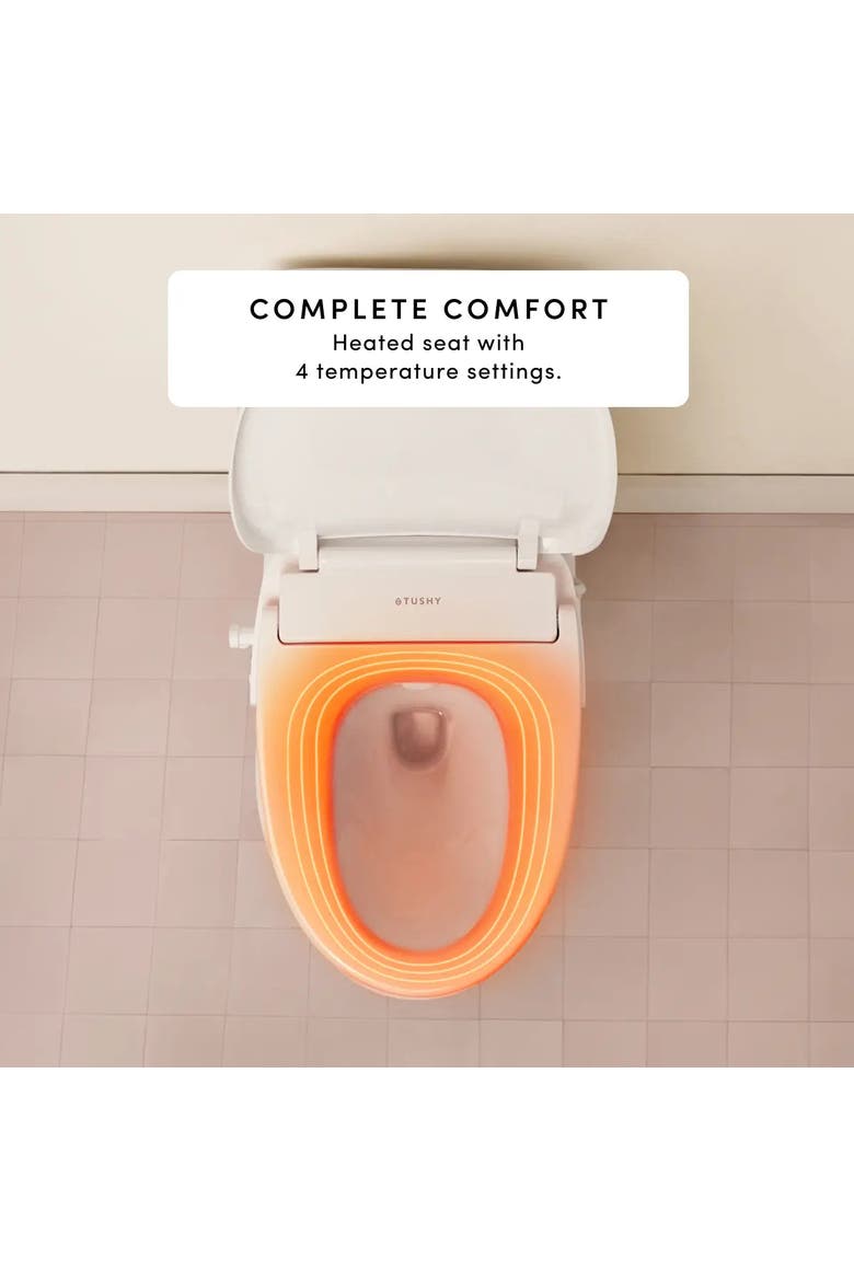 Cloud+ Electric Heated Bidet Seat, Alternate, color, White