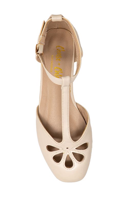 CHASE & CHLOE CHASE AND CHLOE FERGIE T-STRAP BALLERINA FLAT 