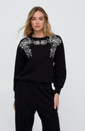 Raffya Marmalade Long Sleeves Embroidered Sweatshirt