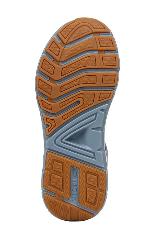 Vionic Walk Max Wanderer Sandal In Vintage Blue Haze