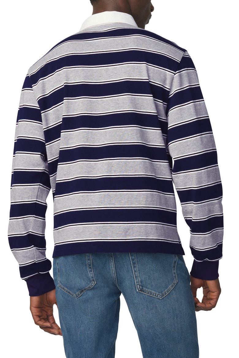 Stripe Rugby Shirt, Alternate, color, PEACOAT MULTI