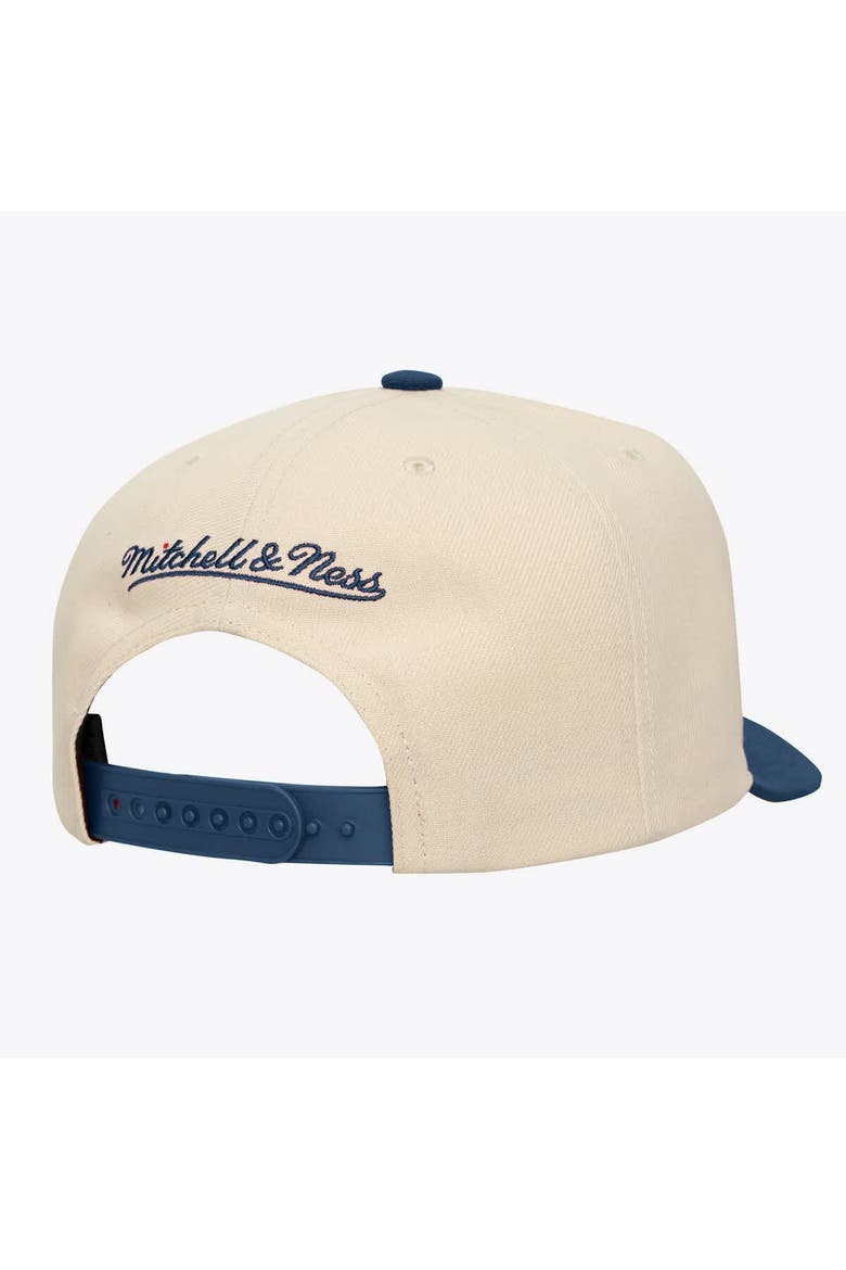 Men's Mitchell & Ness Cream/Navy Penn State Nittany Lions Two-Tone Pro Crown Adjustable Hat, Alternate, color, Cream