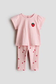 H&M 2-piece top and leggings set