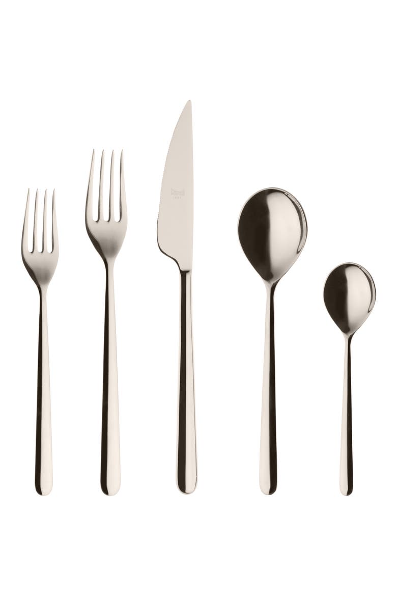 Linea 5-Piece Place Setting, Main, color, STAINLESS CHAMPAGNE