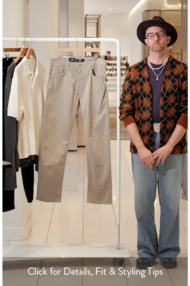 Zach Straight Leg Twill Pants video