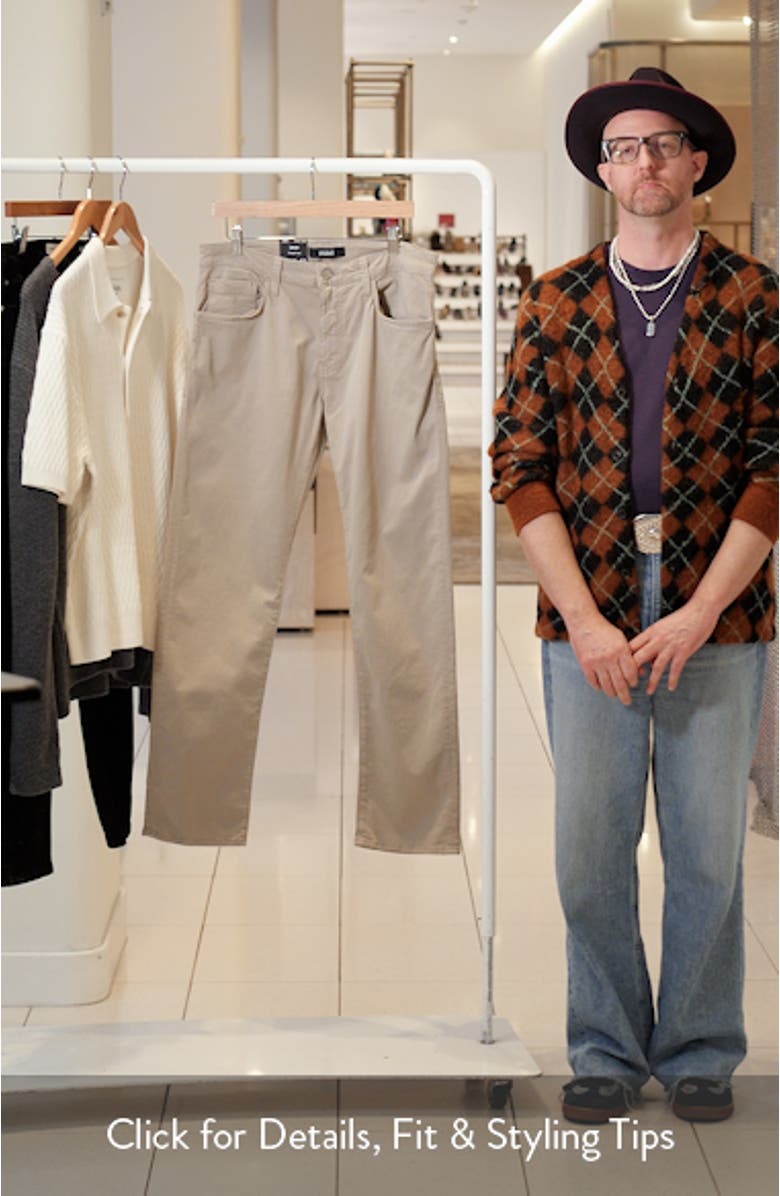 Zach Straight Leg Twill Pants, sales video thumbnail