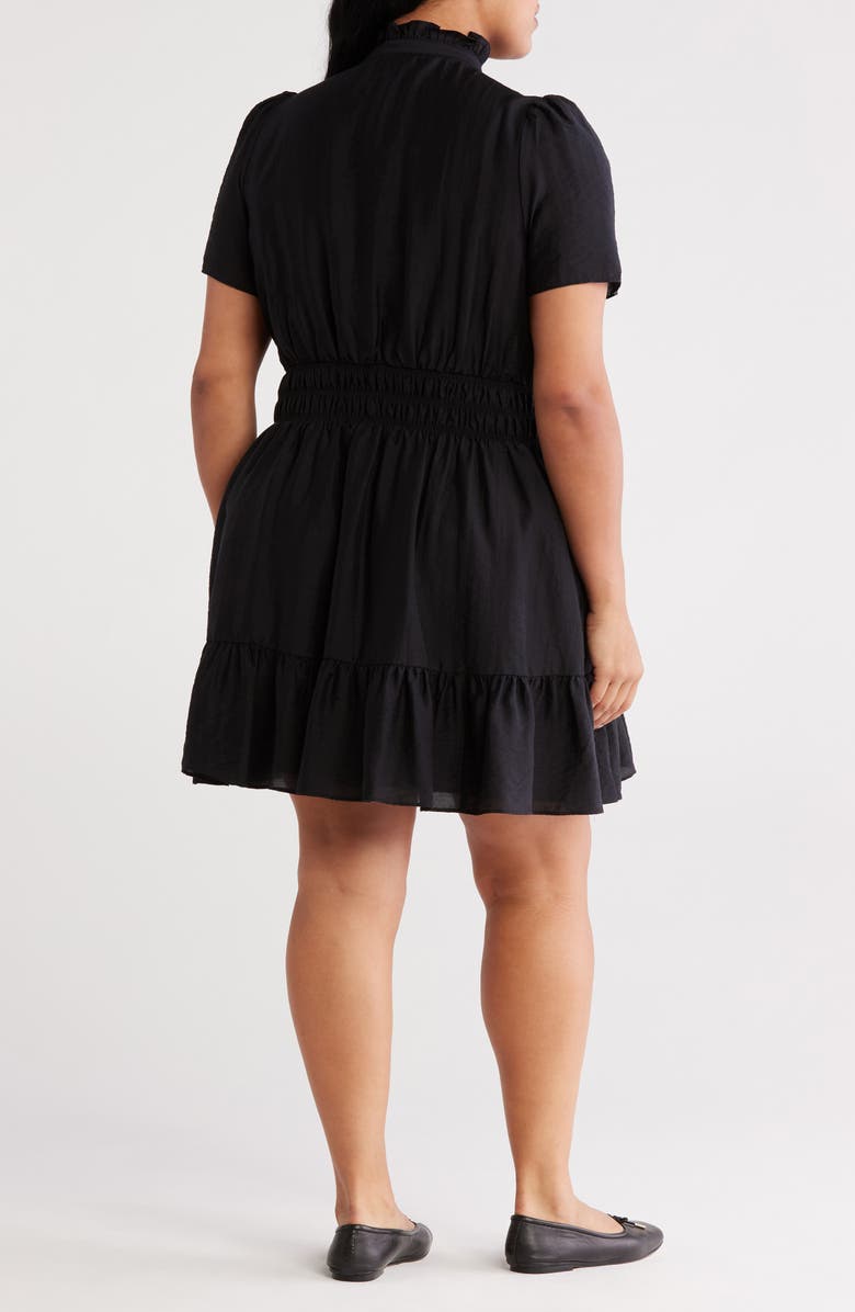 Caslon<sup>®</sup> Ruffle Detail Dress, Alternate, color, Black