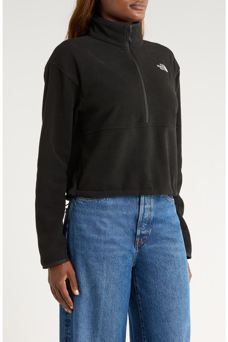 Glacier Polar Fleece Pullover, Alternate, color, TNF BLACK