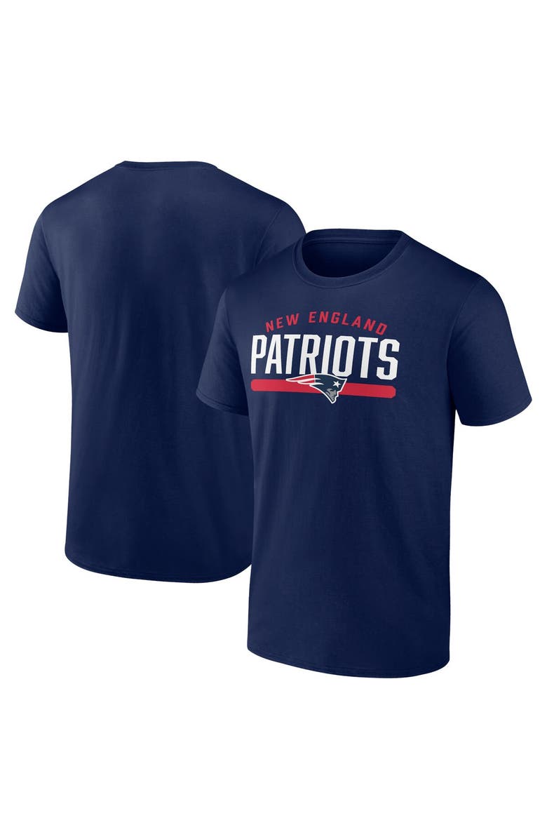 FANATICS Men's Fanatics Branded Navy New England Patriots Big & Tall Arc and Pill T-Shirt, Main, color, 