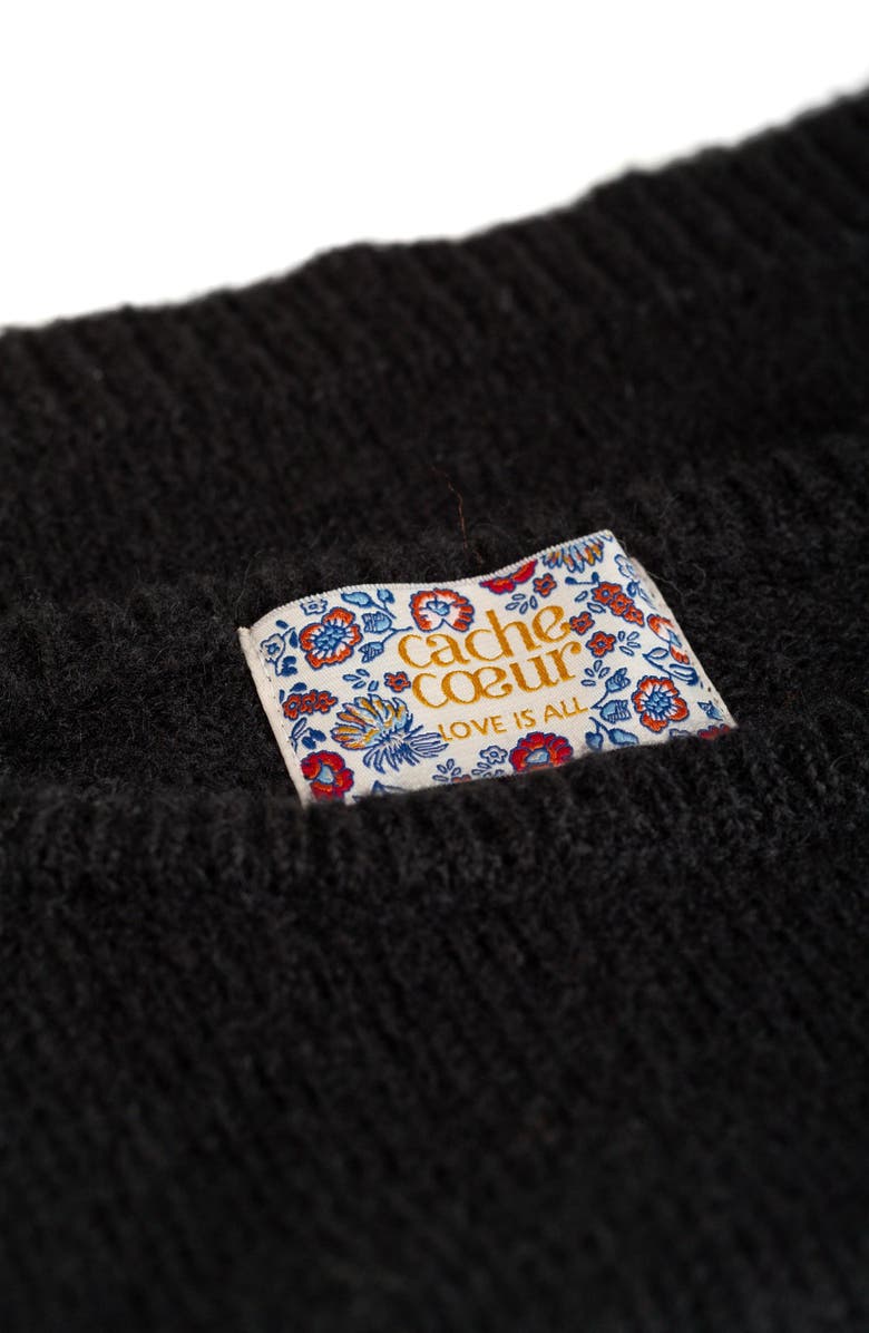 Cache Coeur Gaspard Maternity/Nursing Sweater, Alternate, color, 