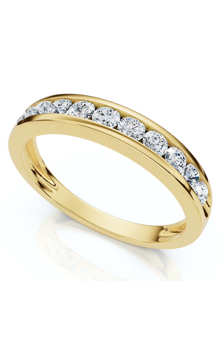 Bliss Diamond 1/2Ct Diamond Wedding Ring Channel Set Lab Grown EF/VS, Main, color, 14K Yellow Gold