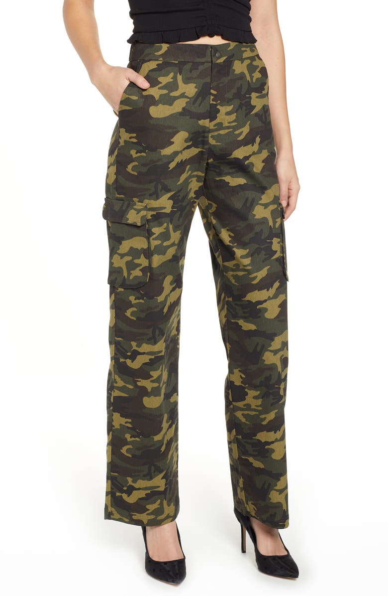 Tiger Mist Keegan High Waist Straight Leg Pants, Main, color, 