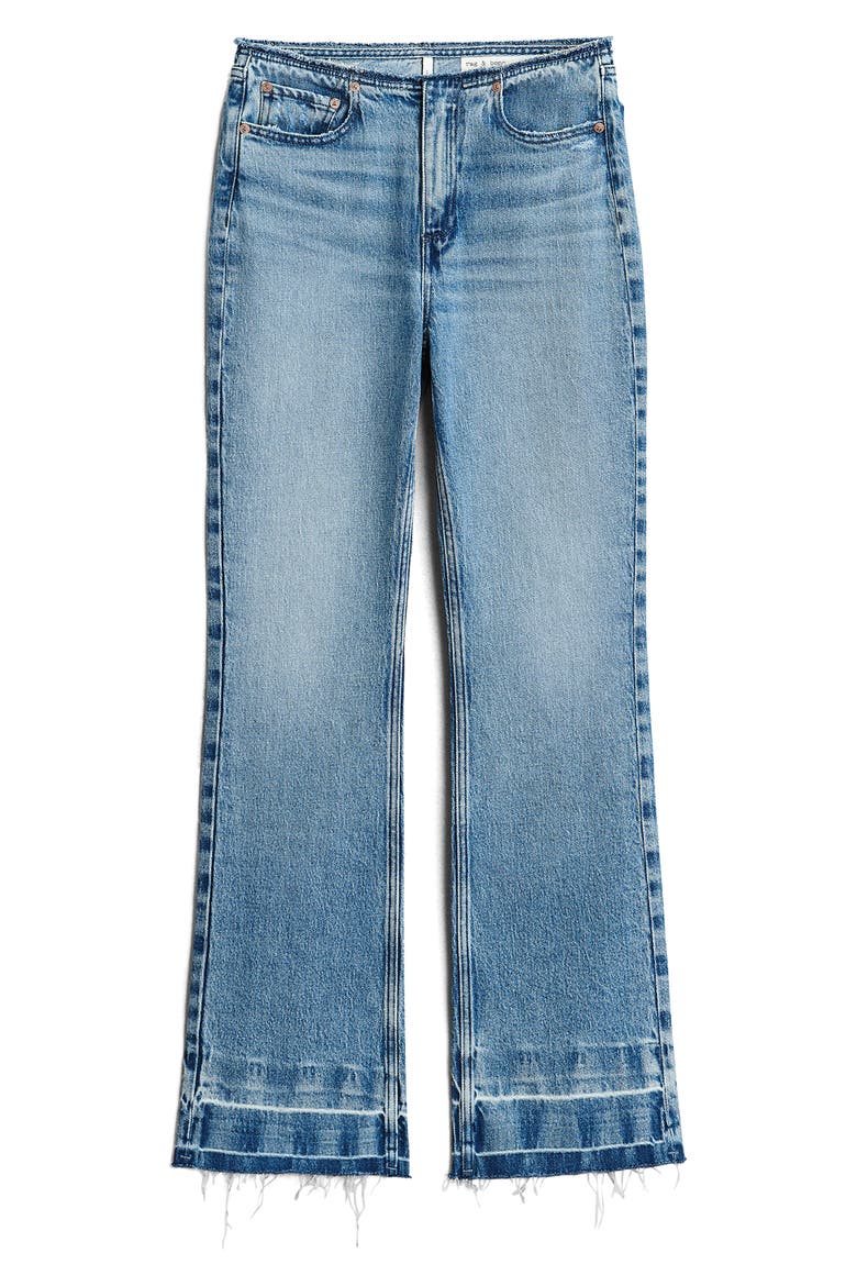 Peyton Release Hem Bootcut Jeans, Alternate, color, MISTY