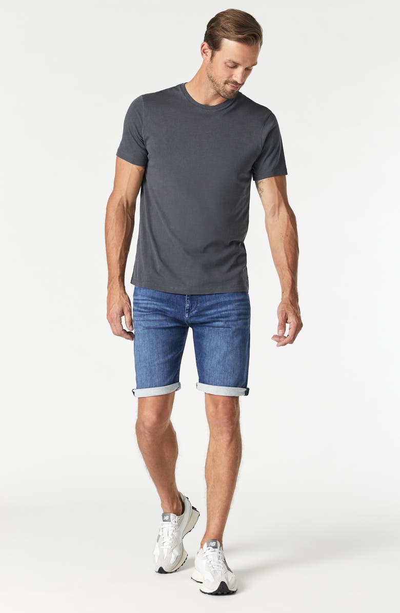 Mavi Jeans Brian Knit Denim Shorts, Alternate, color, Dark Brushed