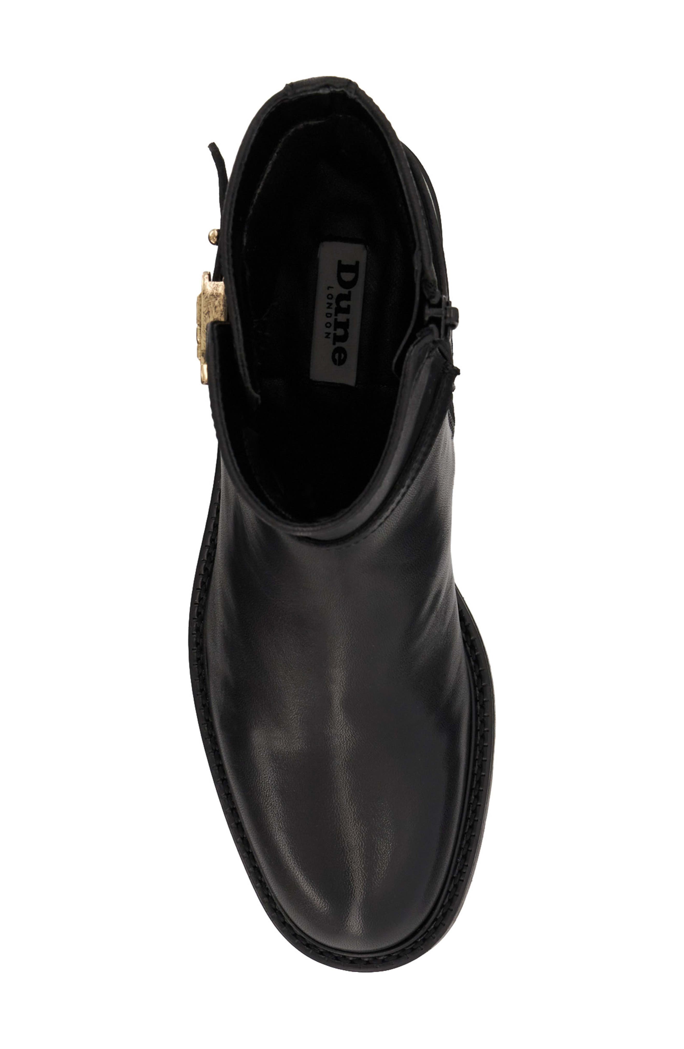 Praising Bootie, Alternate, color, BLACK