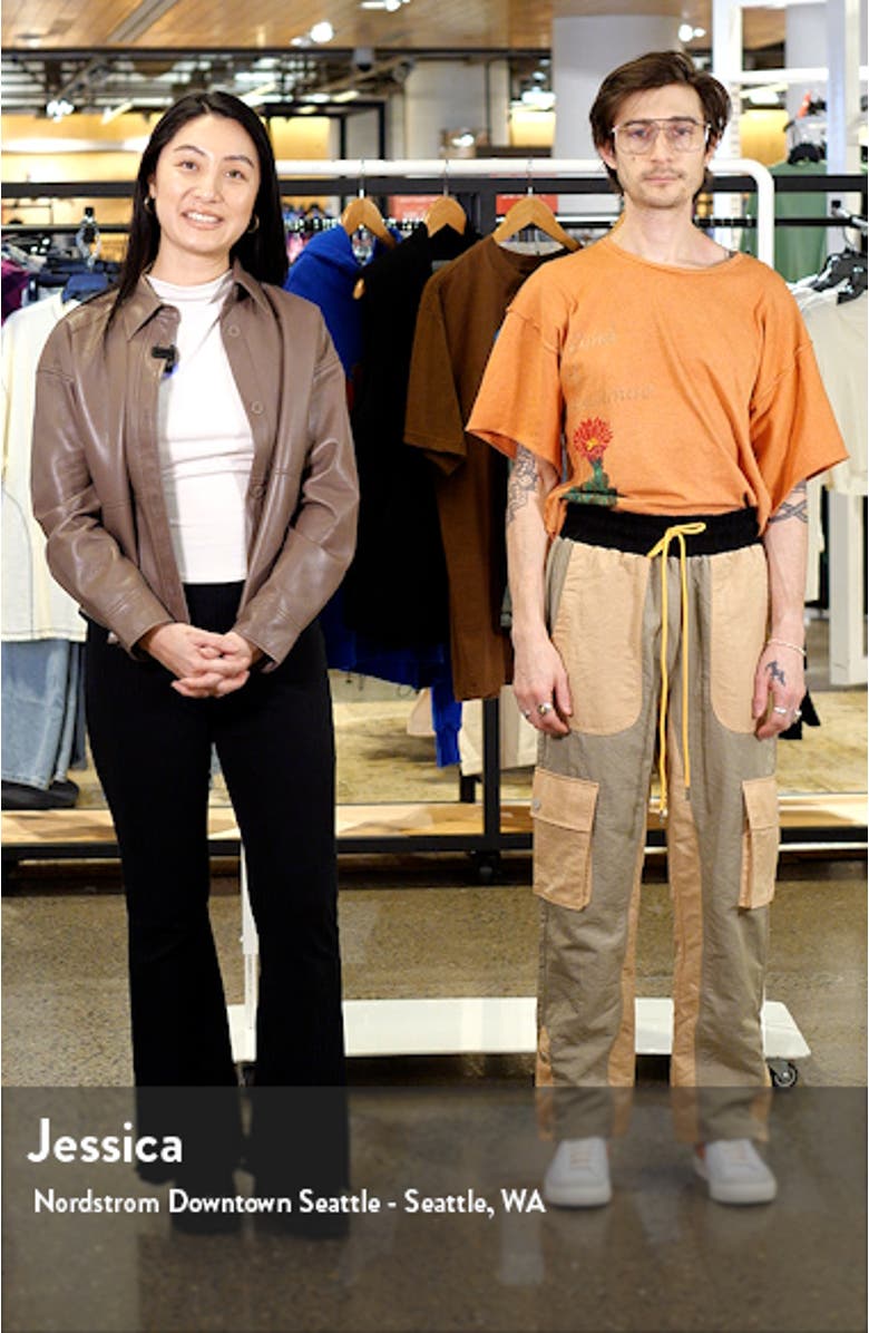 Colorblock Nylon Cargo Pants, sales video thumbnail