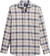 johnnie-O Riling Plaid Top Shelf Cotton Twill Button-Up Shirt