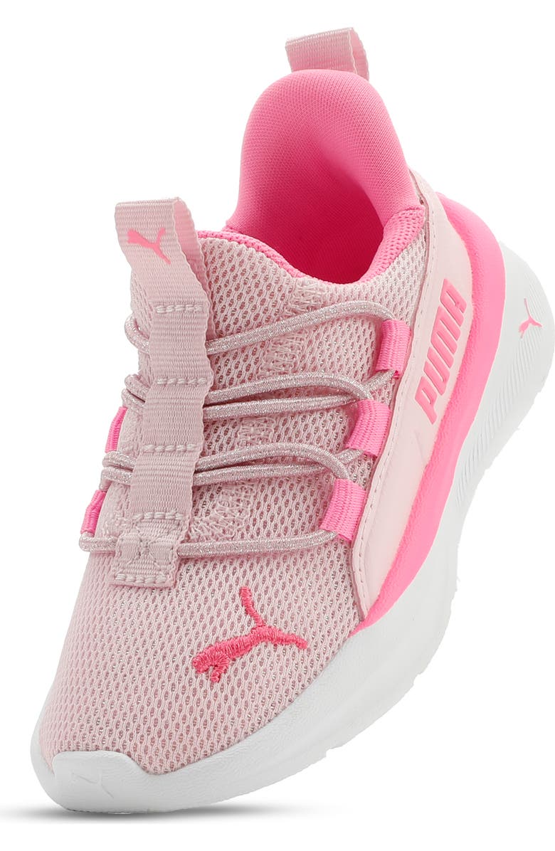 PUMA Kids' One4All 2.0 Pull-On Running Sneaker, Alternate, color, Pearl Pink/ Pink Pixel