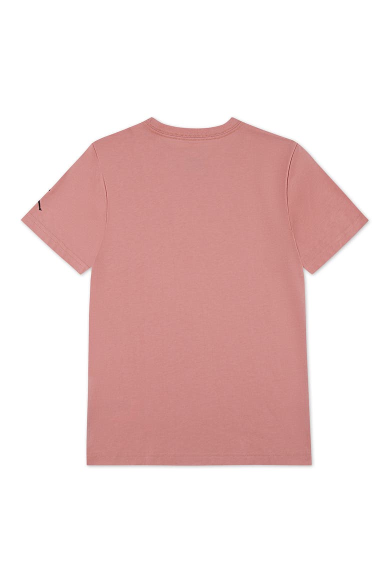 Kids' AJ1 Wave Graphic T-Shirt, Alternate, color, RUST PINK