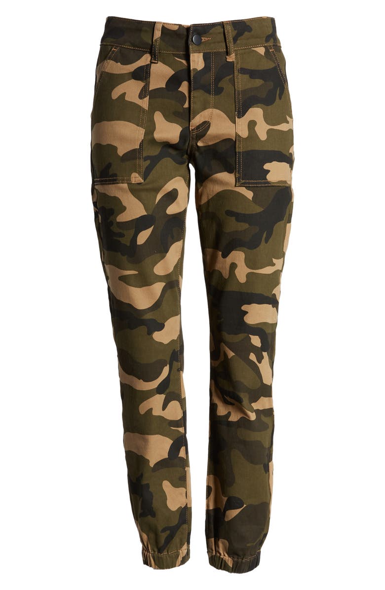 Prosperity Denim Camo Stretch Denim Joggers, Alternate, color,