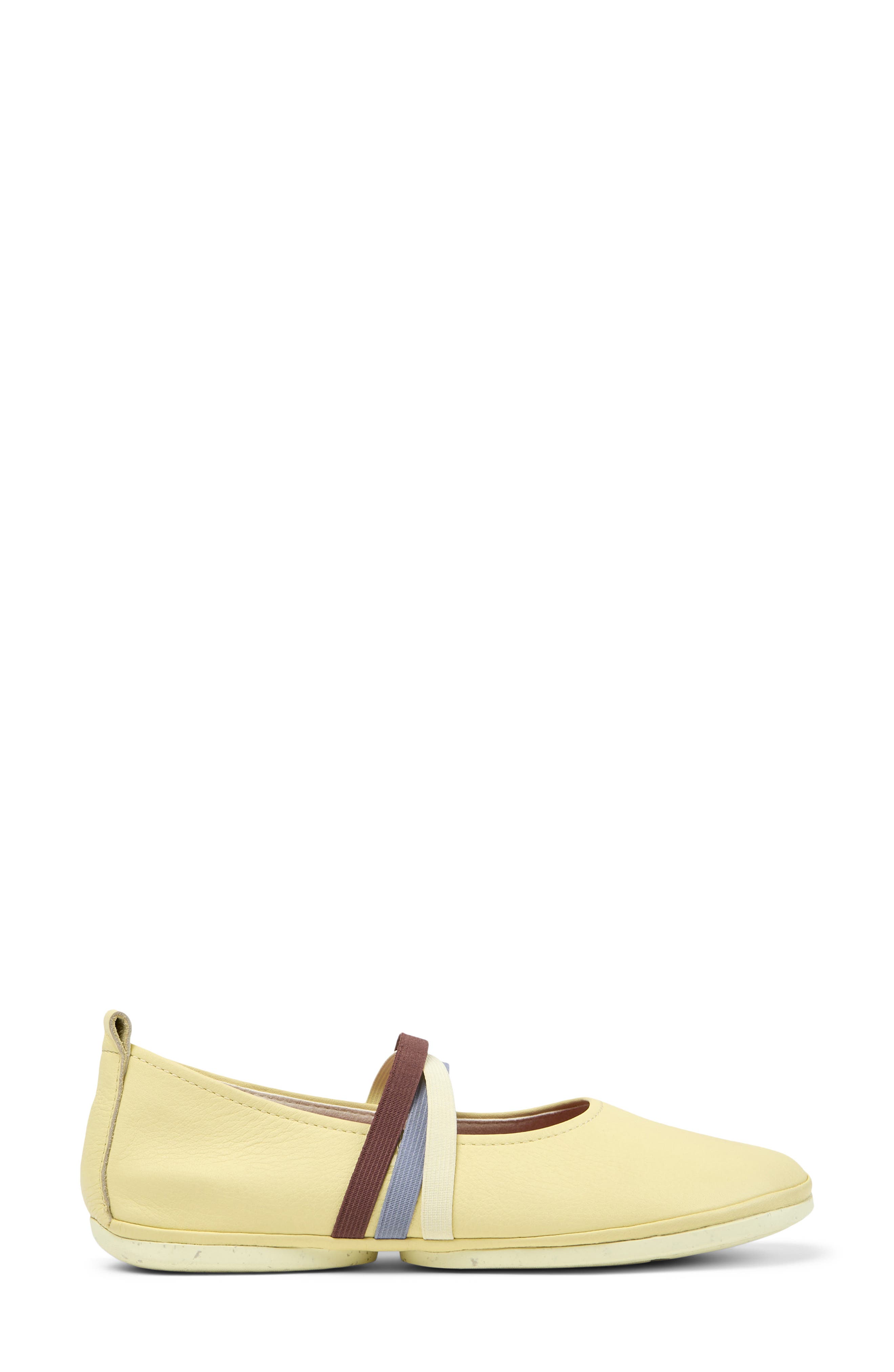 Camper Right Nina Twins Mismatch Ballerina Flat, Alternate, color, Light Pastel Yellow