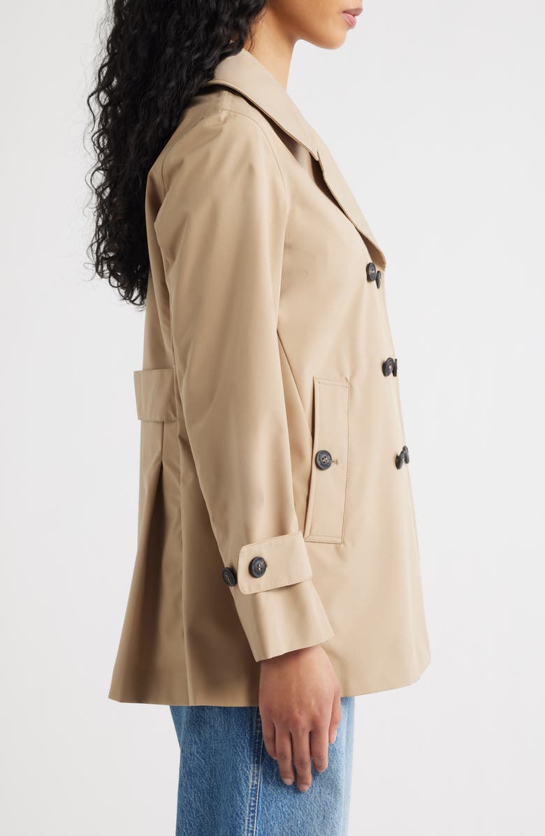 Save The Duck Sofi Waterproof Trench Coat, Alternate, color, Stardust Beige