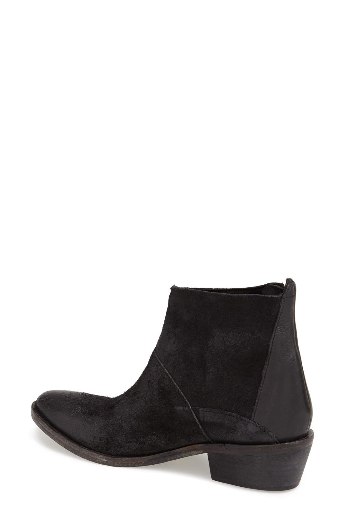 'Fop' Bootie, Alternate, color, BLACK