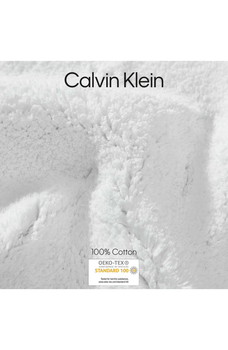 Calvin Klein Essence Solid Bath Mat, Alternate, color, White