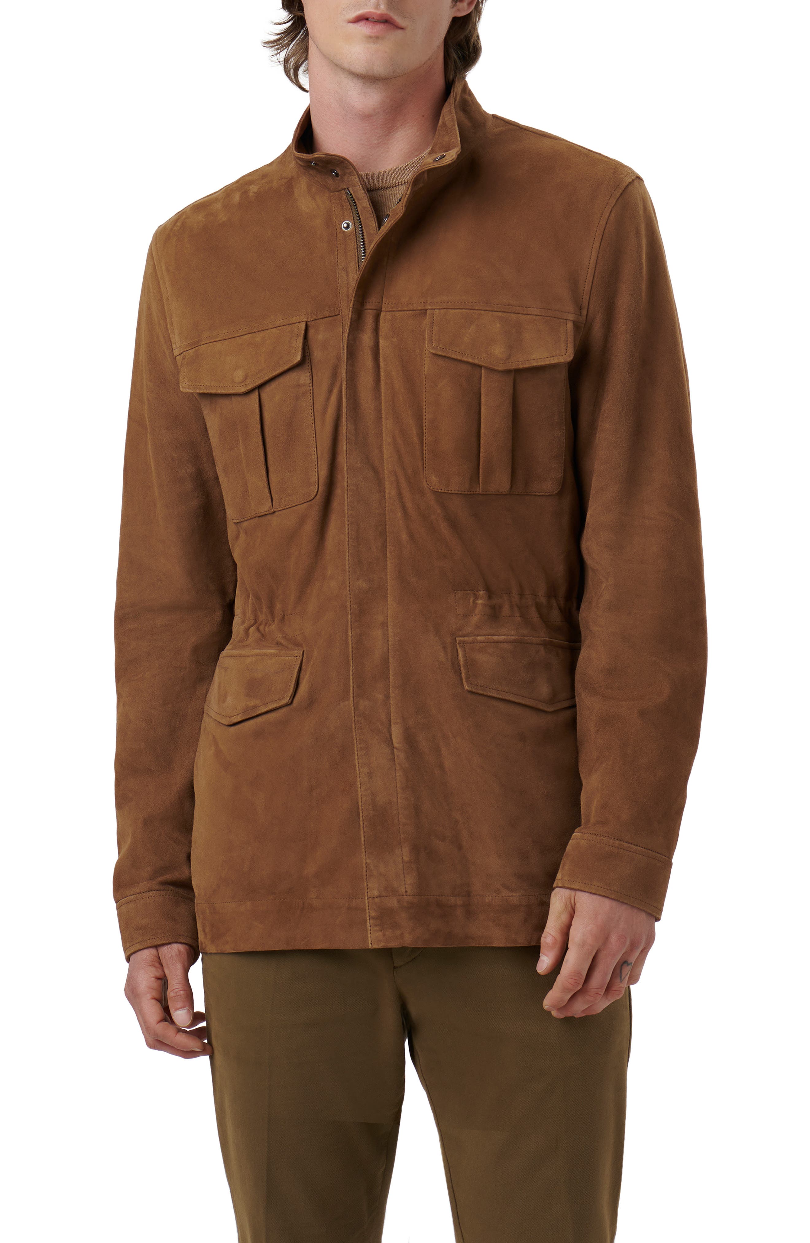 Bugatchi Suede Field Jacket