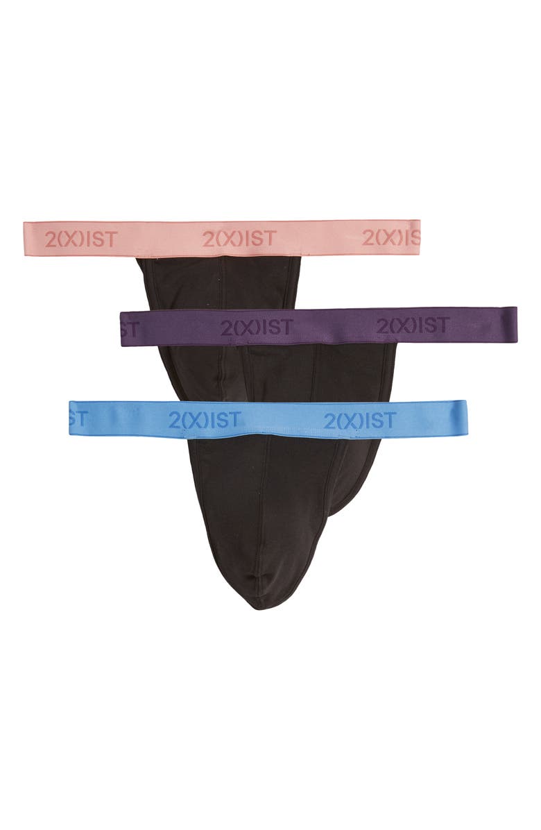 2(x)ist 3-Pack Cotton Thong, Main, color,