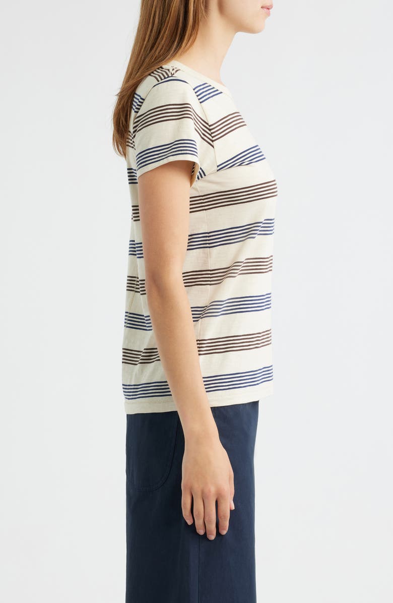 rag & bone The Slub Stripe T-Shirt, Alternate, color,