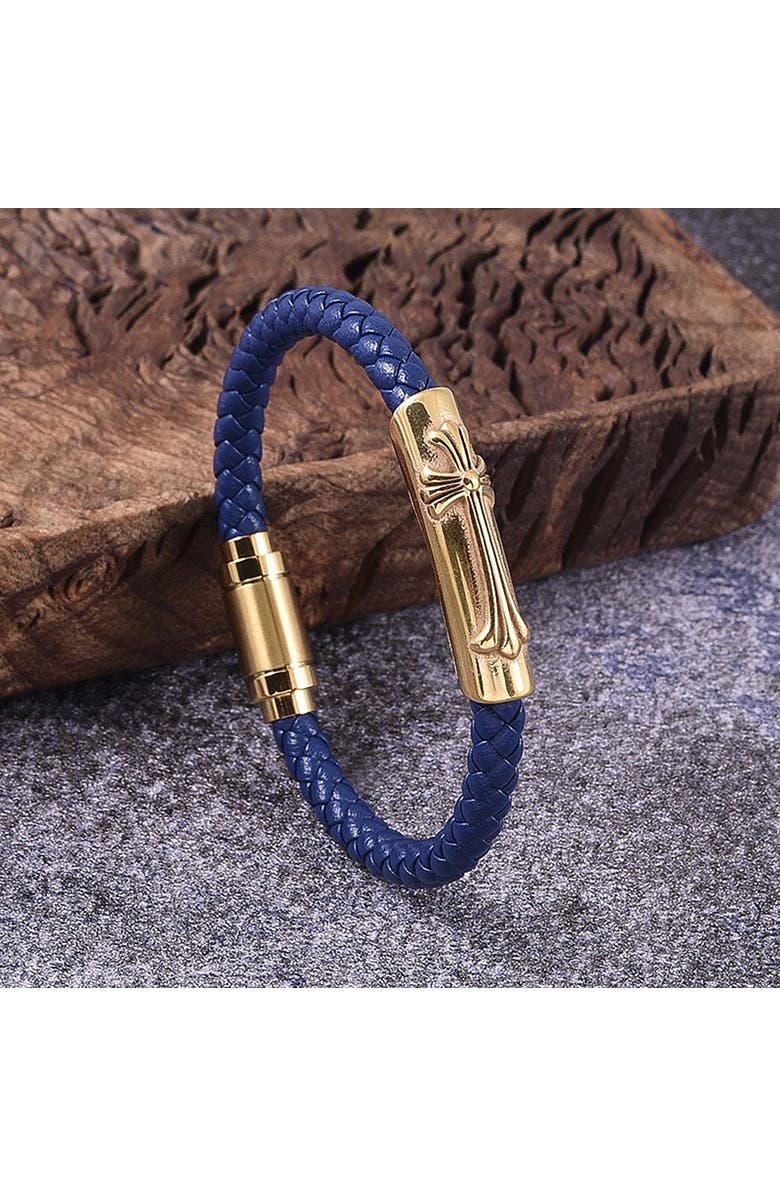 Anna Zuckerman Chrome Tides Men's Cuff, Alternate, color, Blue