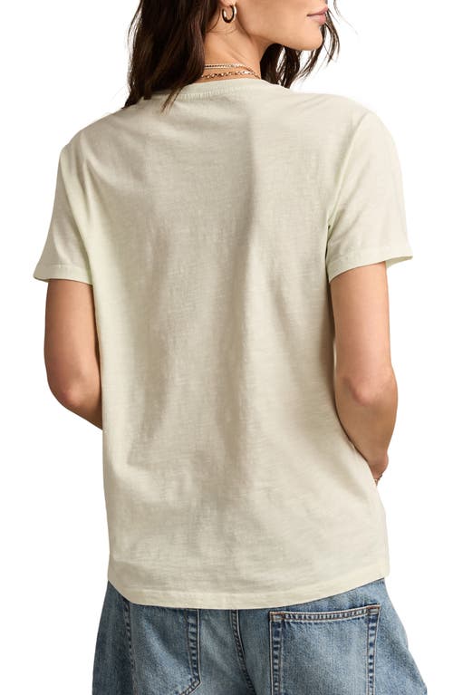 LUCKY BRAND LUCKY BRAND EL SOL BOYFRIEND EMBROIDERED T-SHIRT