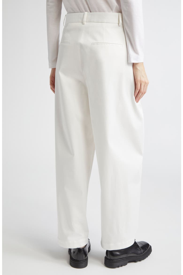 Kayden Stretch Cotton Pants, Alternate, color, WHITE