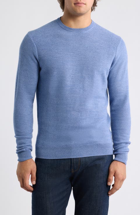 Autumn Crest Honeycomb Crewneck Sweater