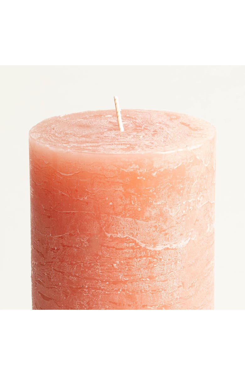 Zsa Zsa Zsu Deurne Pillar Candle 3.5 In Set of 2, Alternate, color, Rose
