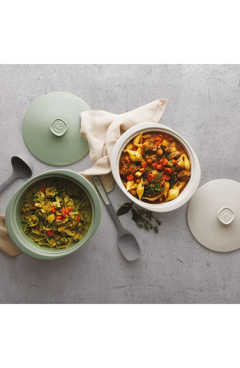 BergHOFF Leo Balance Covered 2.4-Quart Ceramic Baking Dish, Alternate, color, Moon Mist