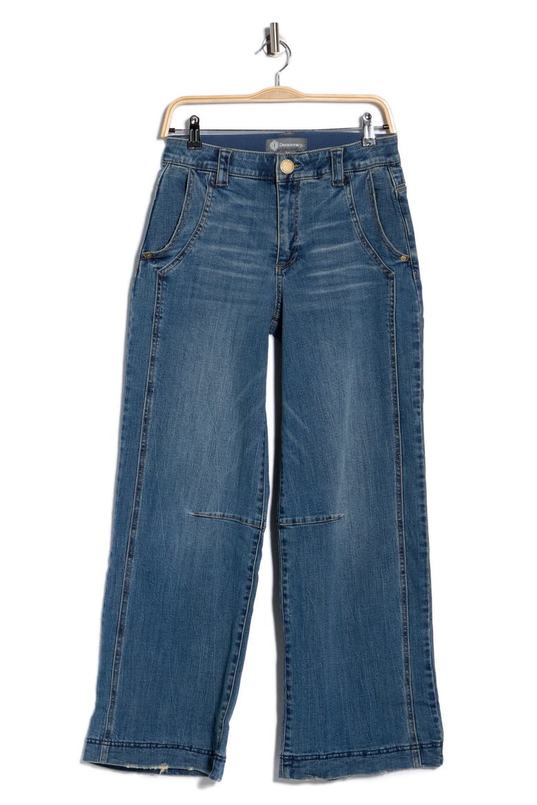 Dart Wide Leg Jeans, Main, color, MID BLUE ARTISANAL