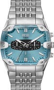 DIESEL® Spiked Cushion Bracelet Watch