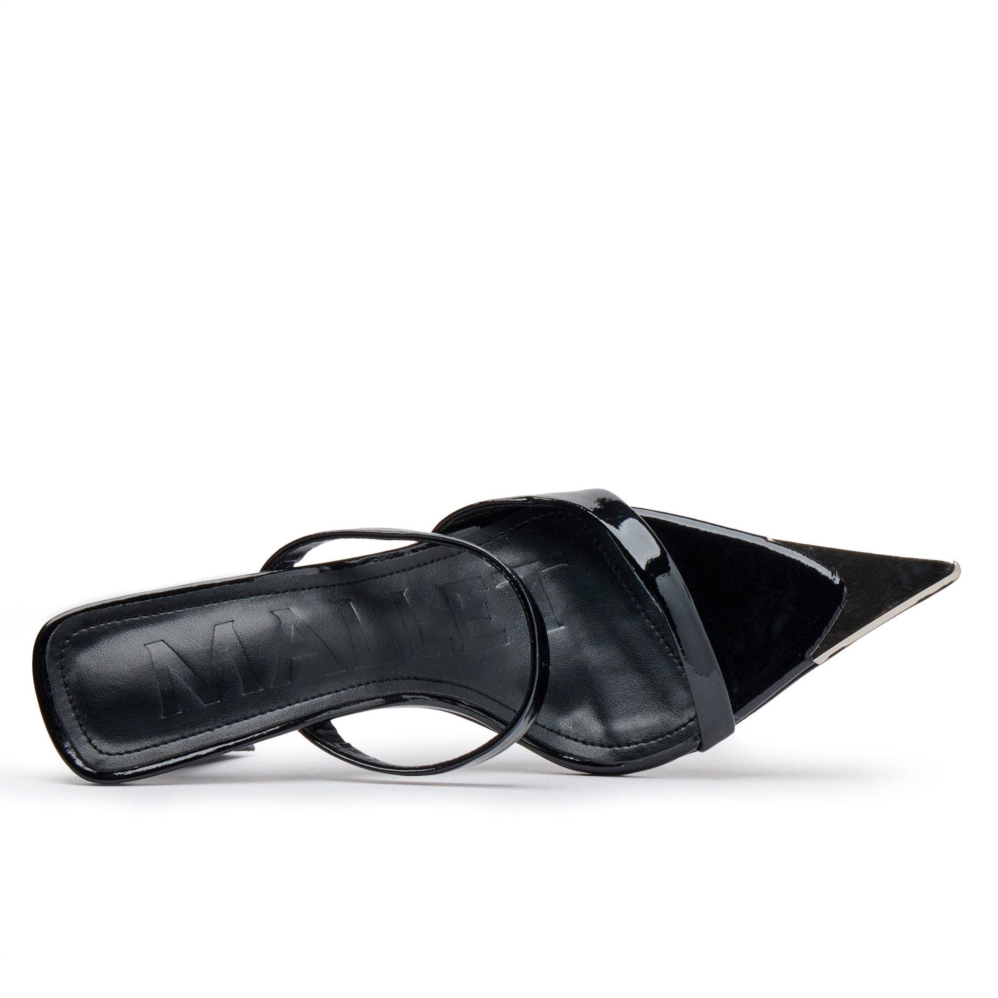 MALLET Frederica Pony Mid Heel Shoes, Alternate, color, Black