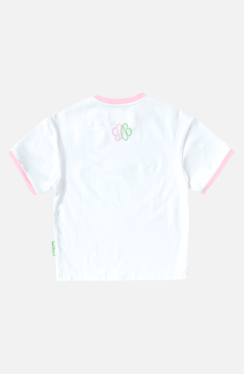 Bits & Bows Golf T-Shirt, Alternate, color, White/Pink/Green