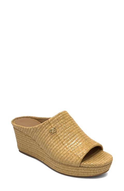 Cafe Woven Wedge Sandal (Women)