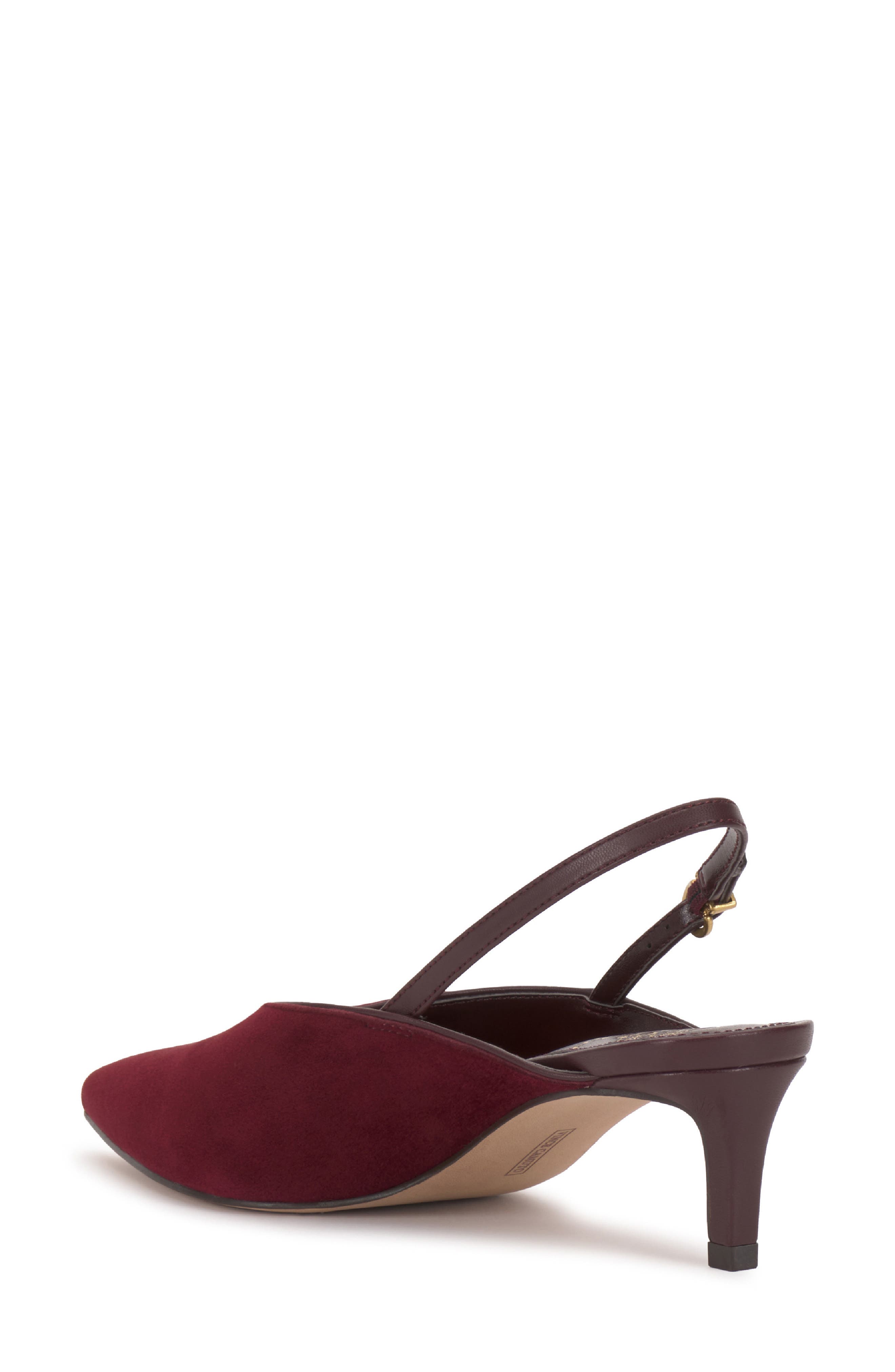 Kylien Slingback Pointed Toe Pump, Alternate, color, POMEGRANATE