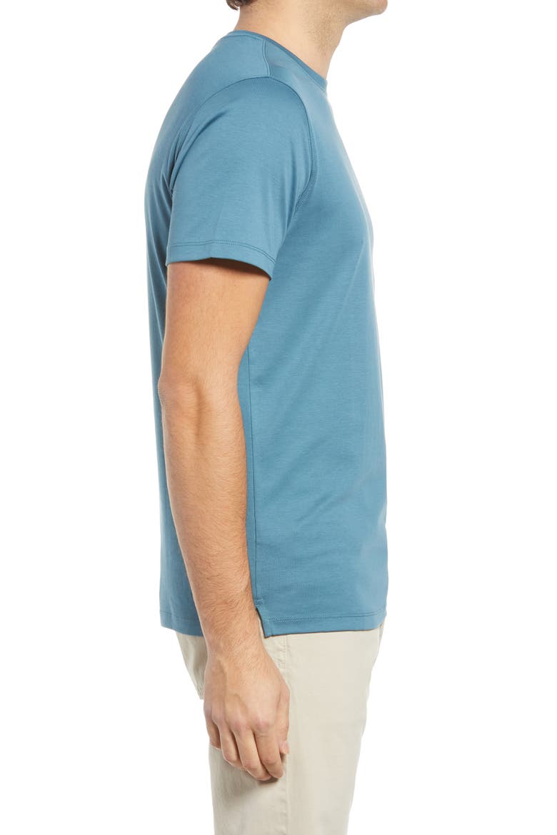 Georgia Pima Cotton T-Shirt, Alternate, color, BIJOU BLUE