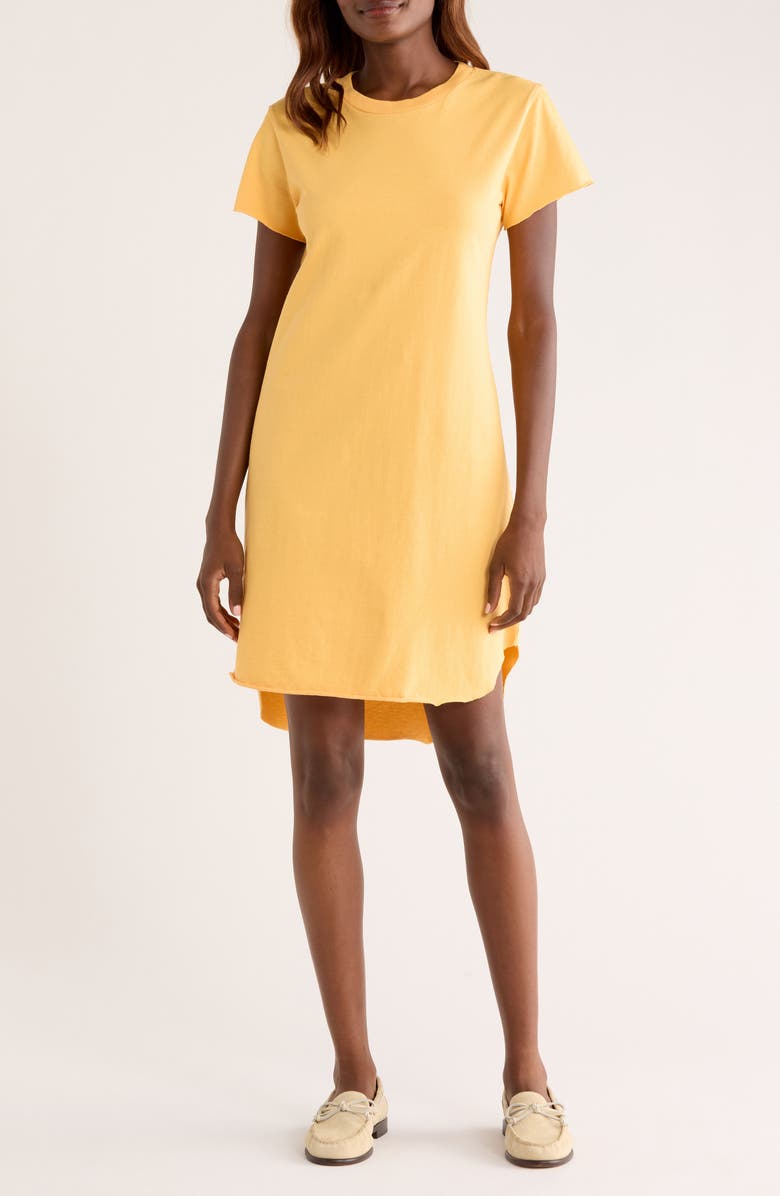 Frank & Eileen Harper Perfect T-Shirt Dress, Main, color, Tangerine