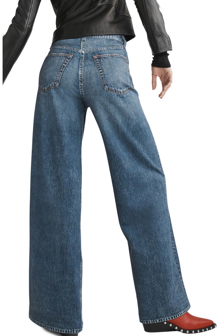 Miramar Sofie High Waist Cotton Terry Sweatpant Jeans, Alternate, color, KIMBR