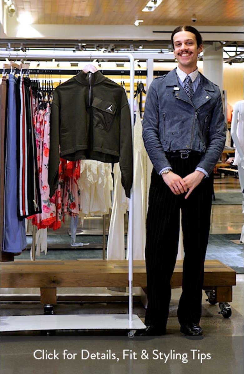 Brooklyn Fleece Hike Crop Quarter Zip Top, sales video thumbnail